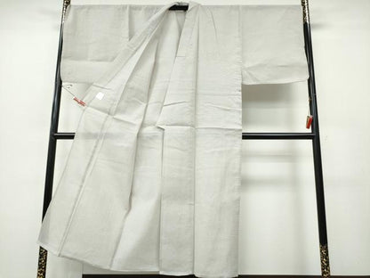 平和屋着物∴夏物　男性　浴衣　しじら織　素色　綿　逸品　新品　CABH1456ng