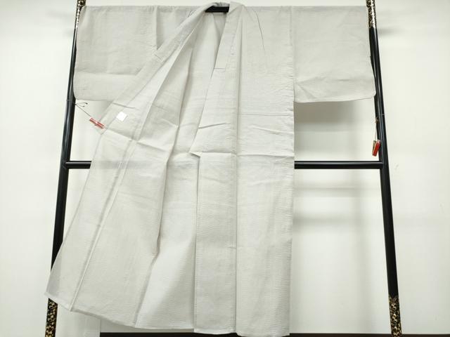 平和屋着物∴夏物　男性　浴衣　しじら織　素色　綿　逸品　新品　CABH1458ng