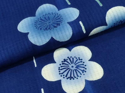 平和屋着物∴夏物　浴衣　枝梅文　やまと誂製　綿　逸品　CABH1490ng