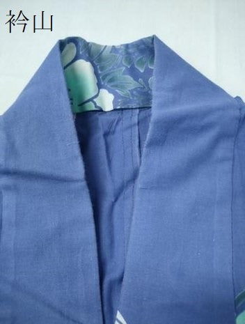 平和屋着物∴夏物　浴衣　注染　舞花文　綿　逸品　CABH1548ng