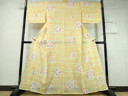 平和屋着物∴夏物　ファッションブランド　hiromichi nakano　ヒロミチナカノ　浴衣　花丸文　逸品　CABH1558ng