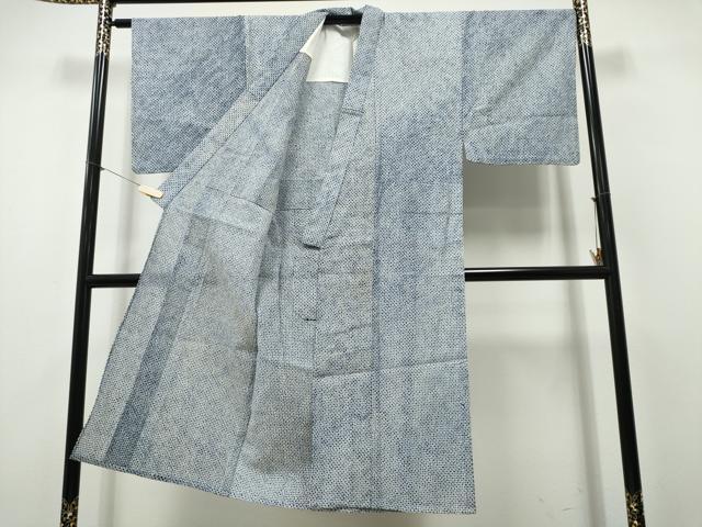 平和屋着物∴夏物　男性　浴衣　有松鳴海絞り　三浦絞り　綿　逸品　CABH1598ng