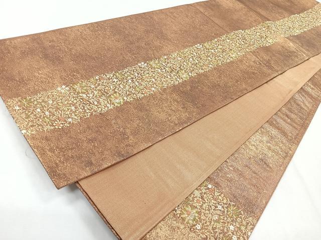 平和屋着物◎太鼓柄袋帯　手織　土耳古献上紋　正絹　逸品　CABH1701nb