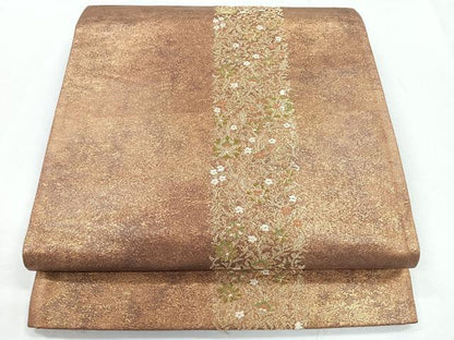 平和屋着物◎太鼓柄袋帯　手織　土耳古献上紋　正絹　逸品　CABH1701nb