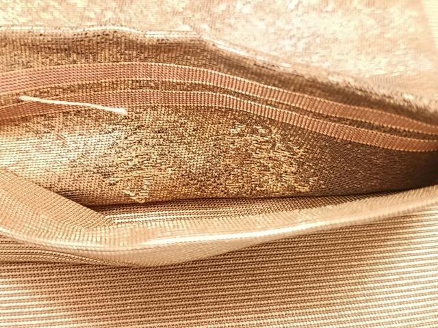 平和屋着物◎太鼓柄袋帯　手織　土耳古献上紋　正絹　逸品　CABH1701nb