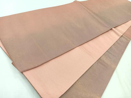 平和屋着物◎六通柄袋帯　霞文　正絹　逸品　CABH1709nb