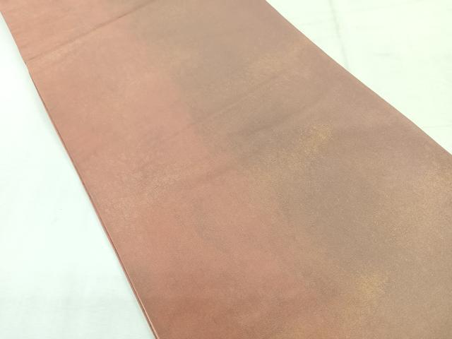 平和屋着物◎六通柄袋帯　霞文　正絹　逸品　CABH1709nb