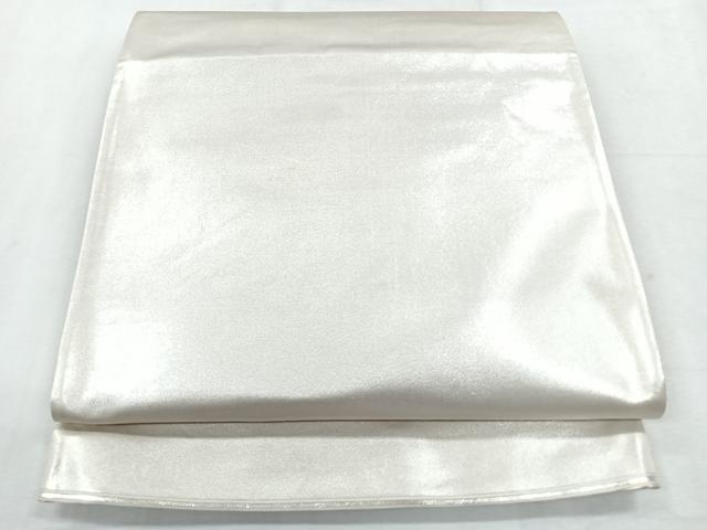 平和屋着物◎六通柄袋帯　霞文　銀糸　正絹　逸品　CABH1759nb