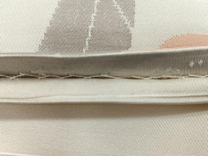 平和屋着物◎六通柄　本袋帯　草の葉文様　銀糸　正絹　逸品　CABH1767nb