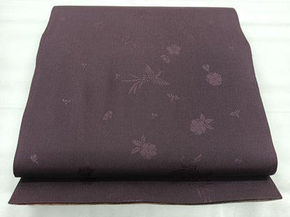 平和屋着物◎両面　六通柄袋帯　霞文　秘釉箔　金糸　引箔　正絹　逸品　CABH1811nb