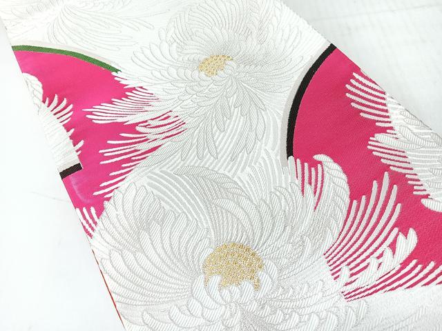 平和屋着物◎全通柄袋帯　乱菊　金糸　未使用　CABH1877nb