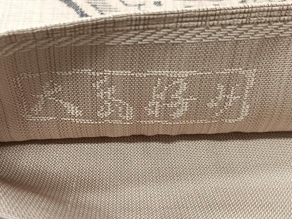 平和屋着物◎六通柄袋帯　大島好み　更紗花鳥文　正絹　逸品　CABH1878nb