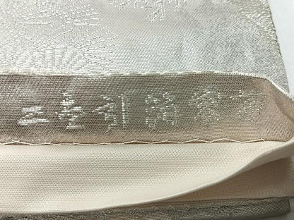 平和屋着物◎六通柄袋帯　京洛錦　光琳水松文　二重引箔　金銀糸　正絹　逸品　CABH1884nb