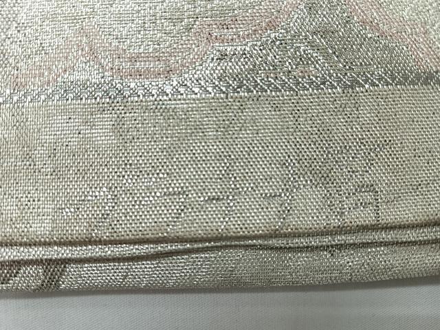 平和屋着物◎九百佐賀錦　六通柄袋帯　切嵌更紗花鳥文　正絹　逸品　CABH1907nb