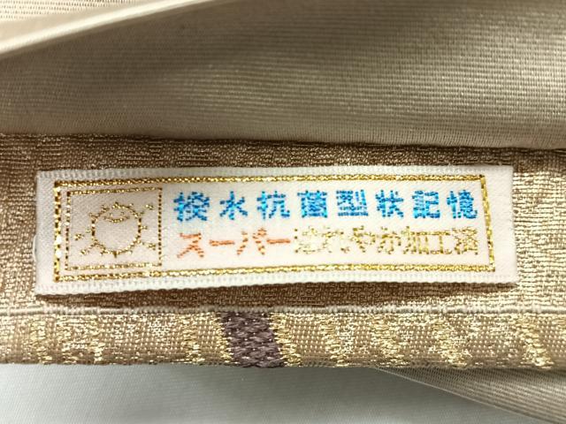 平和屋着物◎六通柄袋帯　抽象文　金糸　正絹　逸品　未使用　CABH1942nb