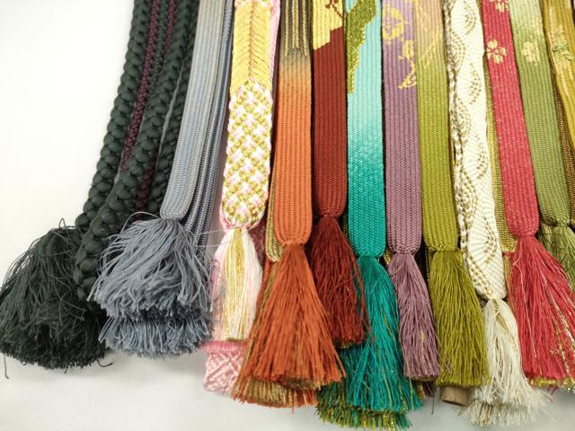平和屋着物●和装小物　帯締め20本セット　高麗組　唐組　奈良組　鴨川組　金銀糸　未使用あり　逸品　CABH2027ju