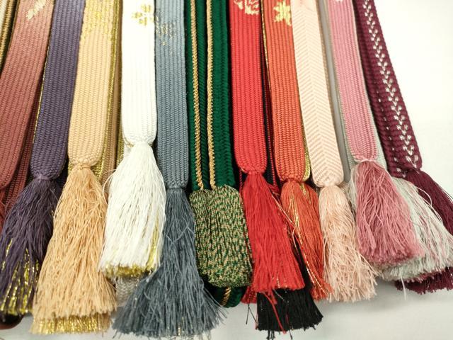 平和屋着物●和装小物　帯締め20本セット　高麗組　貝の口組　笹浪組　奈良組　御岳組　礼装用　金銀糸　未使用あり　逸品　CABH2046ju