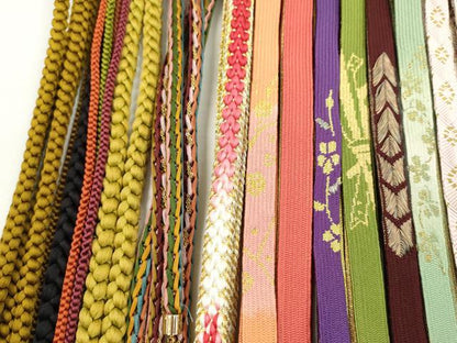 平和屋着物●和装小物　帯締め20本セット　高麗組　冠組　唐組　笹浪組　鴨川組　金糸　未使用あり　逸品　CABH2051ju