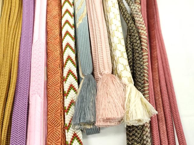 平和屋着物●和装小物　帯締め20本セット　高麗組　冠組　唐組　大和組　奈良組　金糸　未使用あり　逸品　CABH2057ju