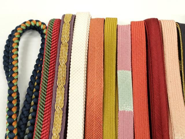 平和屋着物●和装小物　帯締め20本セット　高麗組　大和組　奈良組　鴨川組　金銀糸　未使用あり　逸品　CABH2067ju