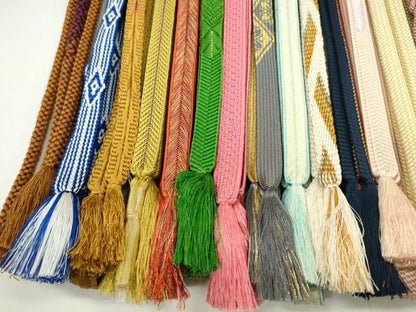 平和屋着物●和装小物　帯締め20本セット　高麗組　奈良組　笹浪組　大和組　鴨川組　金糸　長尺あり　未使用あり　逸品　CABH2088ju