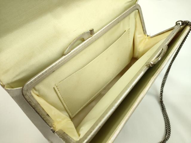 平和屋着物▼和装小物　和装バッグ　チェーンバッグまとめて３点　メタルメッシュ　ラインストーン　洋装　金糸　ラメ糸　逸品　CABH2134ju