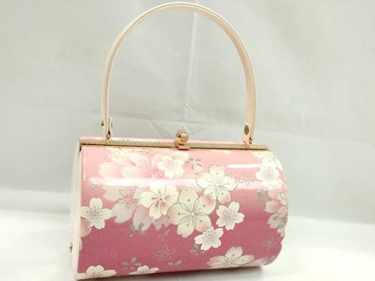 平和屋着物▼和装小物　和装バッグ　ハンドバッグ　舞花文　振袖　銀彩　逸品　CABH2165ju