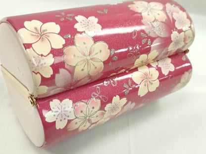 平和屋着物▼和装小物　和装バッグ　ハンドバッグ　舞花文　振袖　銀彩　逸品　CABH2165ju