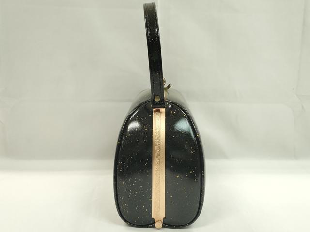 平和屋着物▼和装小物　和装バッグ　ハンドバッグ　桜鹿の子文　MICHELE MARTUCCI　ラインストーン　振袖　金彩　逸品　CABH2176ju