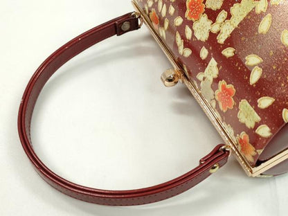 平和屋着物▼和装小物　和装バッグ　ハンドバッグ　舞桜文　振袖　金銀彩　逸品　CABH2193ju