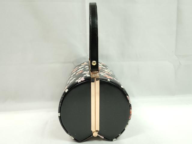平和屋着物▼和装小物　和装バッグ　ハンドバッグ　舞桜文　振袖　銀彩　逸品　CABH2194ju