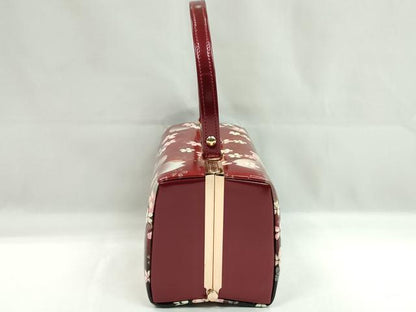 平和屋着物▼和装小物　和装バッグ　ハンドバッグ　舞桜文　スクエア型　振袖　金銀彩　逸品　CABH2197ju