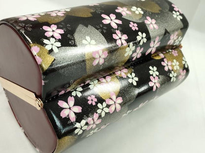 平和屋着物▼和装小物　和装バッグ　ハンドバッグ　舞桜文　振袖　金銀彩　逸品　CABH2205ju
