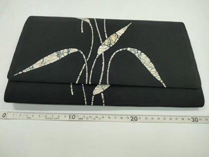 平和屋着物▼和装小物　和装バッグまとめて４点　ハンドバッグ　一珍染　枝葉文　亀甲花文　金銀糸　逸品　CABH2210ju