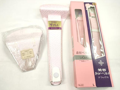 平和屋着物▼和装小物　着付け用品まとめて10点　帯板 伊達締め 帯枕 着物ベルト マジックベルト 帯揚止め 未使用多数 逸品 CABH2285ju