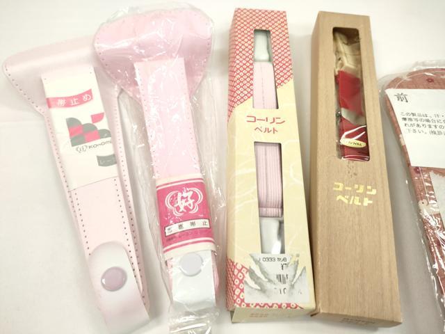 平和屋着物▼和装小物　着付け用品まとめて10点　前板　帯枕　コーリンベルト　マジックベルト　帯止め　未使用多数　逸品　CABH2286ju