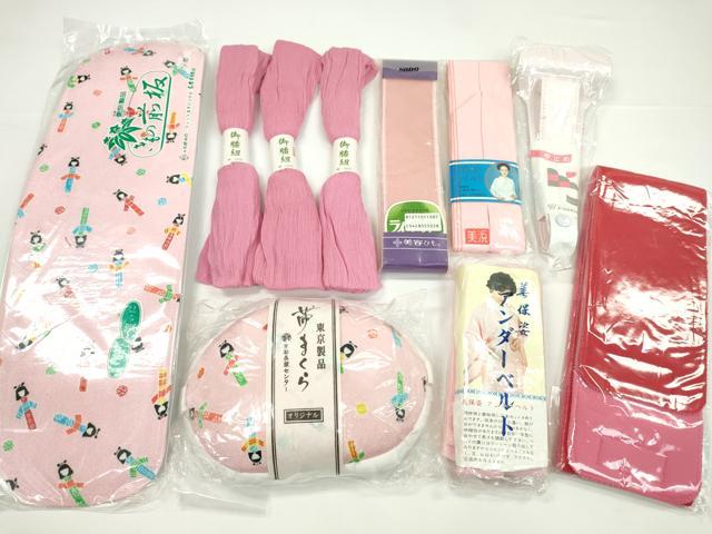 平和屋着物▼和装小物　着付け用品まとめて10点　前板　帯枕　腰紐　マジックベルト　帯止め　未使用多数　逸品　CABH2288ju