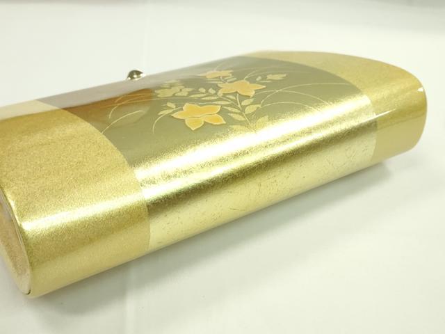 平和屋着物▼和装小物　和装バッグまとめて２点　ハンドバッグ　螺鈿　佐賀錦　草花文　金糸　逸品　CABH2301ju