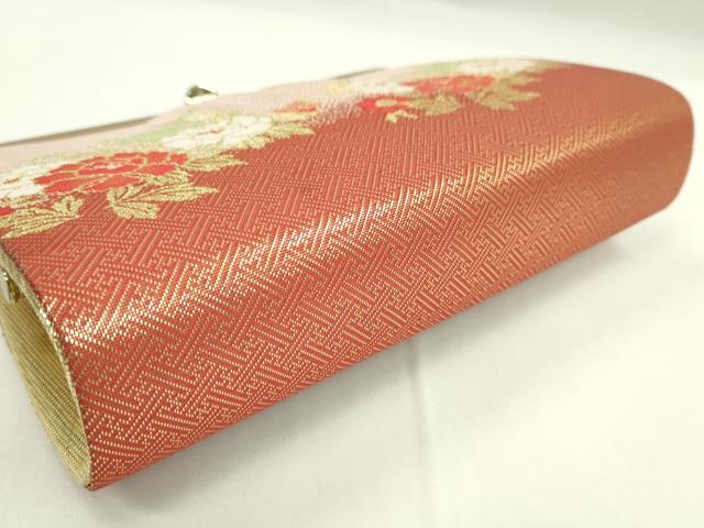 平和屋着物▼和装小物　和装バッグまとめて２点　ハンドバッグ　螺鈿　佐賀錦　草花文　金糸　逸品　CABH2301ju