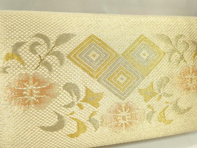平和屋着物▼和装小物　和装バッグまとめて２点　ハンドバッグ　佐賀錦　入子菱花文　芝草花文　箔散らし　金銀糸　逸品　CABH2302ju