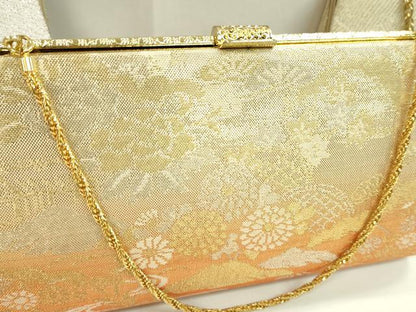 平和屋着物▼和装小物 和装バッグまとめて３点 ハンドバッグ 佐賀錦 流水花文 鳳凰花文 亀甲文 礼装 金銀糸 逸品 CABH2307ju