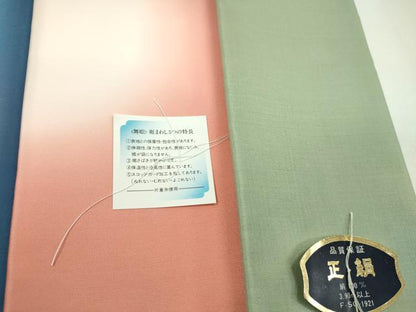 平和屋着物▼和装小物　八掛まとめて10点　暈し　色無地　紬地　三越扱い　全て正絹　未使用多数　逸品　CABH2313ju