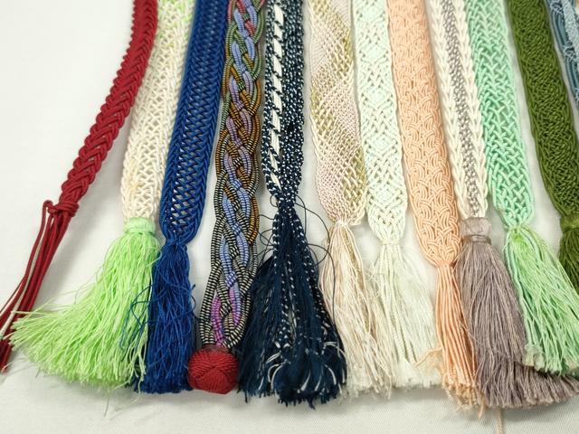 平和屋着物＊夏物　和装小物　帯締め20本セット　レース織　金糸　逸品　CABH2325ju