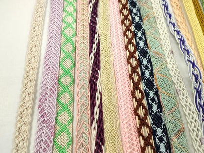 平和屋着物＊夏物　和装小物　帯締め20本セット　レース織　金糸　ラメ糸　逸品　CABH2329ju