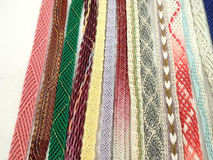 平和屋着物＊夏物　和装小物　帯締め20本セット　レース織　金銀糸　逸品　CABH2330ju
