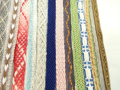 平和屋着物＊夏物　和装小物　帯締め20本セット　レース織　金銀糸　逸品　CABH2330ju
