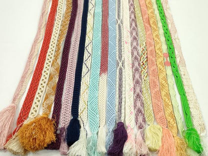 平和屋着物＊夏物　和装小物　帯締め20本セット　レース織　金糸　逸品　CABH2332ju