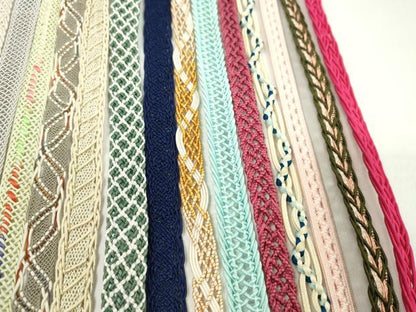平和屋着物＊夏物　和装小物　帯締め20本セット　レース織　金糸　逸品　CABH2335ju
