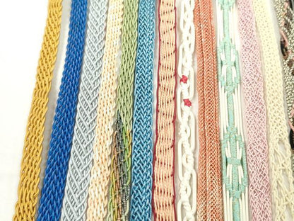 平和屋着物＊夏物　和装小物　帯締め20本セット　レース織　金糸　ラメ糸　逸品　CABH2339ju