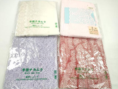 平和屋着物▼手芸用品　レース・ブレードまとめて20点　ハンドメイド　手芸素材　逸品　未使用　CABH2358ju